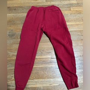 Nike men’s small red joggers
